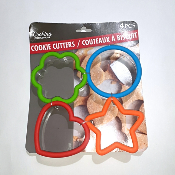 Cooking Concepts Cookie Cutters Set of 4 - Picture 1 of 5